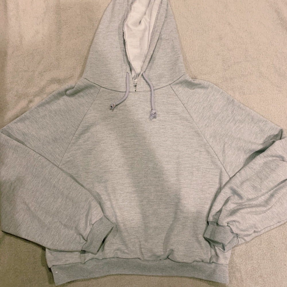 Gray hoodie